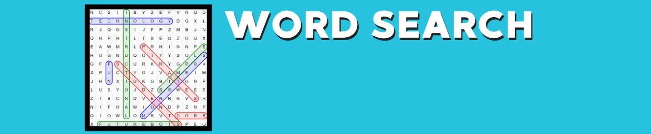Wordsearch banner